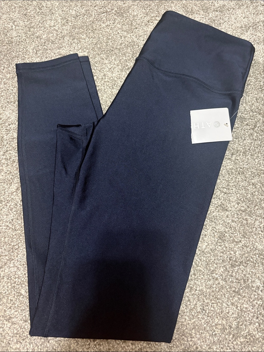 NWT Athleta Blue Elation Sheen Tight 7/8 Leggings